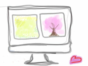 初めて書いたiMac